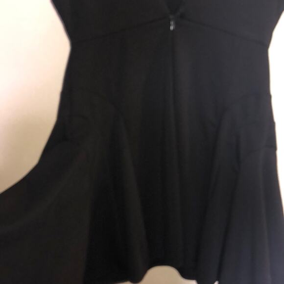 Chalk CCUSP WitchCore GoblinCore Goth Little Black lace Flare Sleeve Dress - Picture 7 of 16